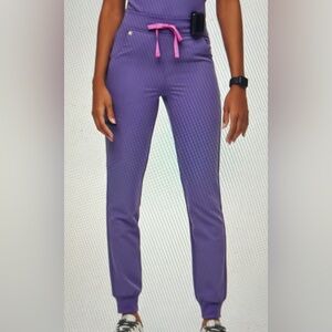 Figs Women’s Amethyst Limited Edition High Waisted Zamora Scrub Pants